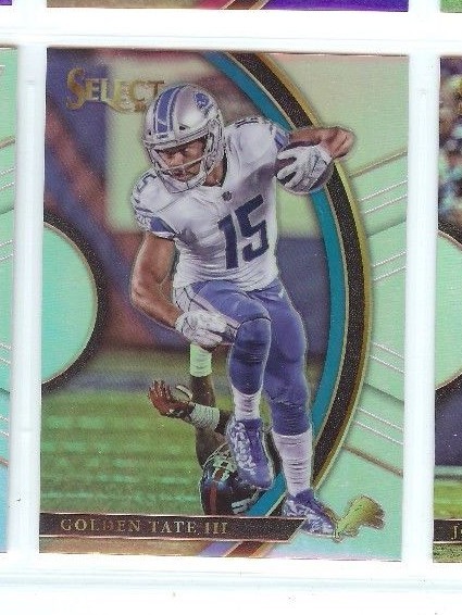 GOLDEN TATE III 2017 PANINI SELECT PRIZM SILVER HOLO #14 DETROIT - Main Image