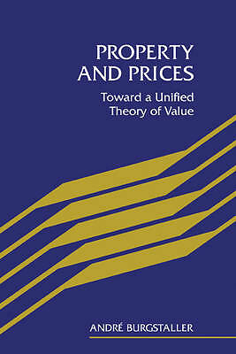 Property and Prices Burgstaller Paperback Cambridge University Press
