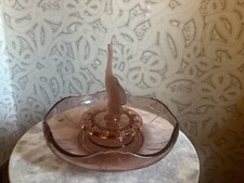 Joef Inwald  ,Art deco ,3 Part ,Poisson Volant, Dusky Pink , Centre Piece