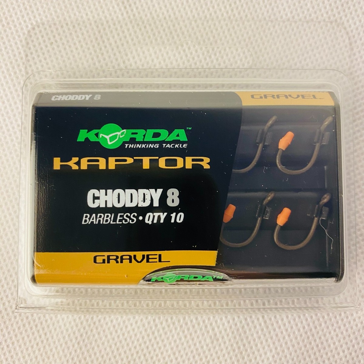 Size Barbless Gravel Brown Korda Kaptor Choddy Hooks Carp