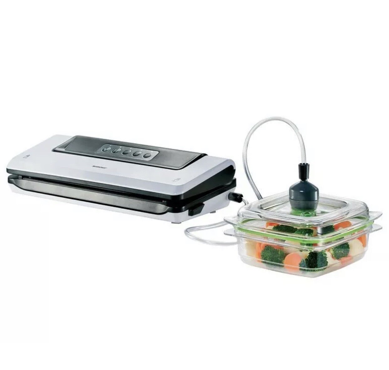 Silvercrest Vacuum Sealer,+ 3m Roll For Healthy Food Storage Made In