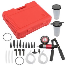 Brake bleeder clutch bleeding vacuum pump vehicle vacuum pressure gauge