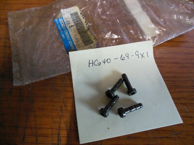 4 OE Mazda HG40-69-9X1 Front Guide Bolts