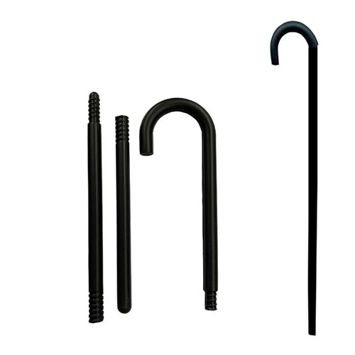 Walking Cane Wizard Staff Magician Cane Magic Wand Plastic Magic Staff Black