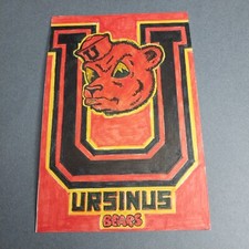 Ursinus College Bears Collegeville PA 4x6 Scrapbook Shadowbox Artwork