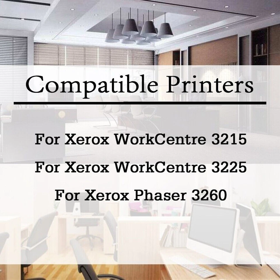 2PK Black 3215 Toner for Xerox 3215 WorkCentre 3215NI Phaser 3260DI 3260DNI - Image 2 of 2