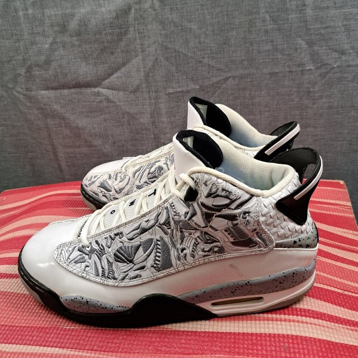 Nike Air Jordan Dub Zero White Cement 311046-161 Shoes Men's