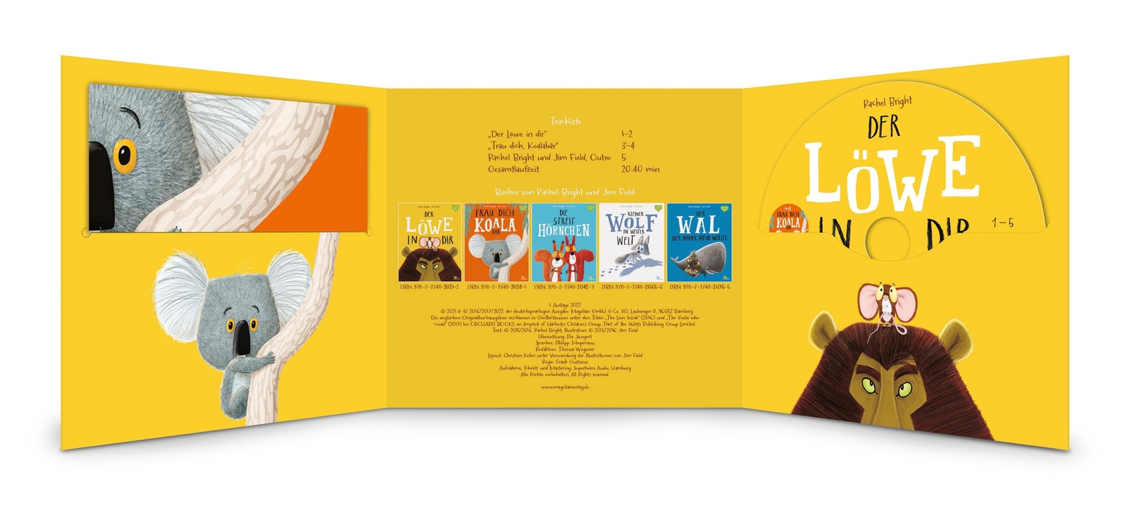 Thumbnail - Der Löwe In Dir Und Trau Dich, Koalabär (audio-cd) Rachel Bright