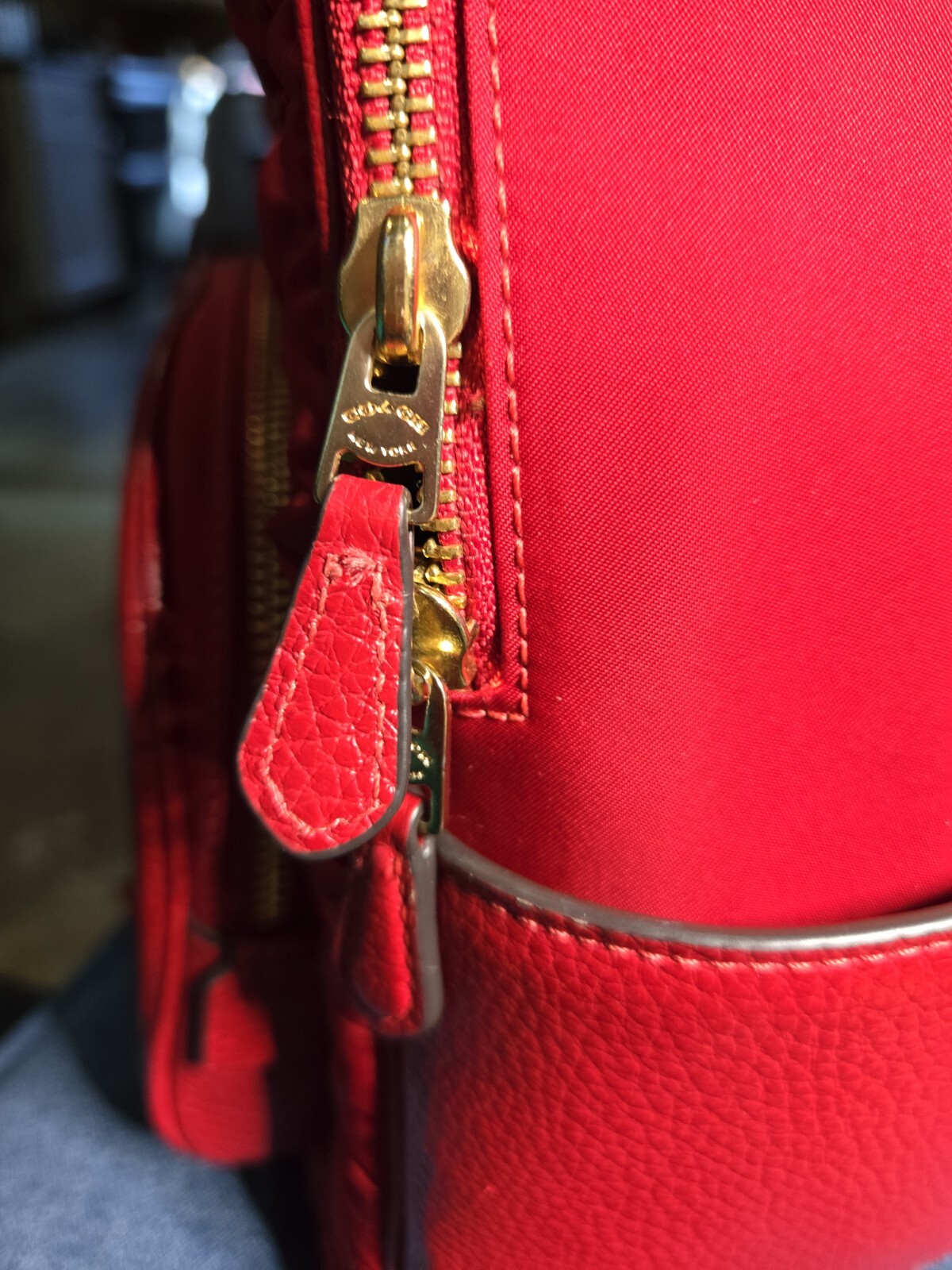 coach backpack leather - image 5