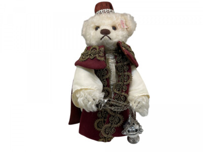 Steiff Teddy Bär 655821 Heilige Drei Könige Balthasar 23 cm. Top Zustand   