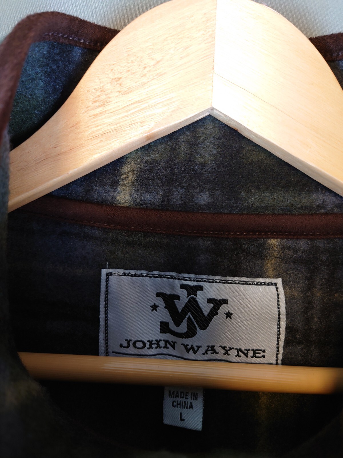 John Wayne 1/4 Snap Button Pullover Plaid Sweater… - image 6