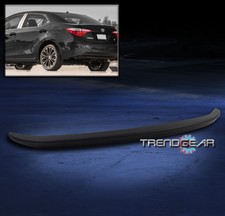 For 2014-2018 Toyota Corolla Sedan Matte Black Rear Tail Trunk Deck Spoiler Lip