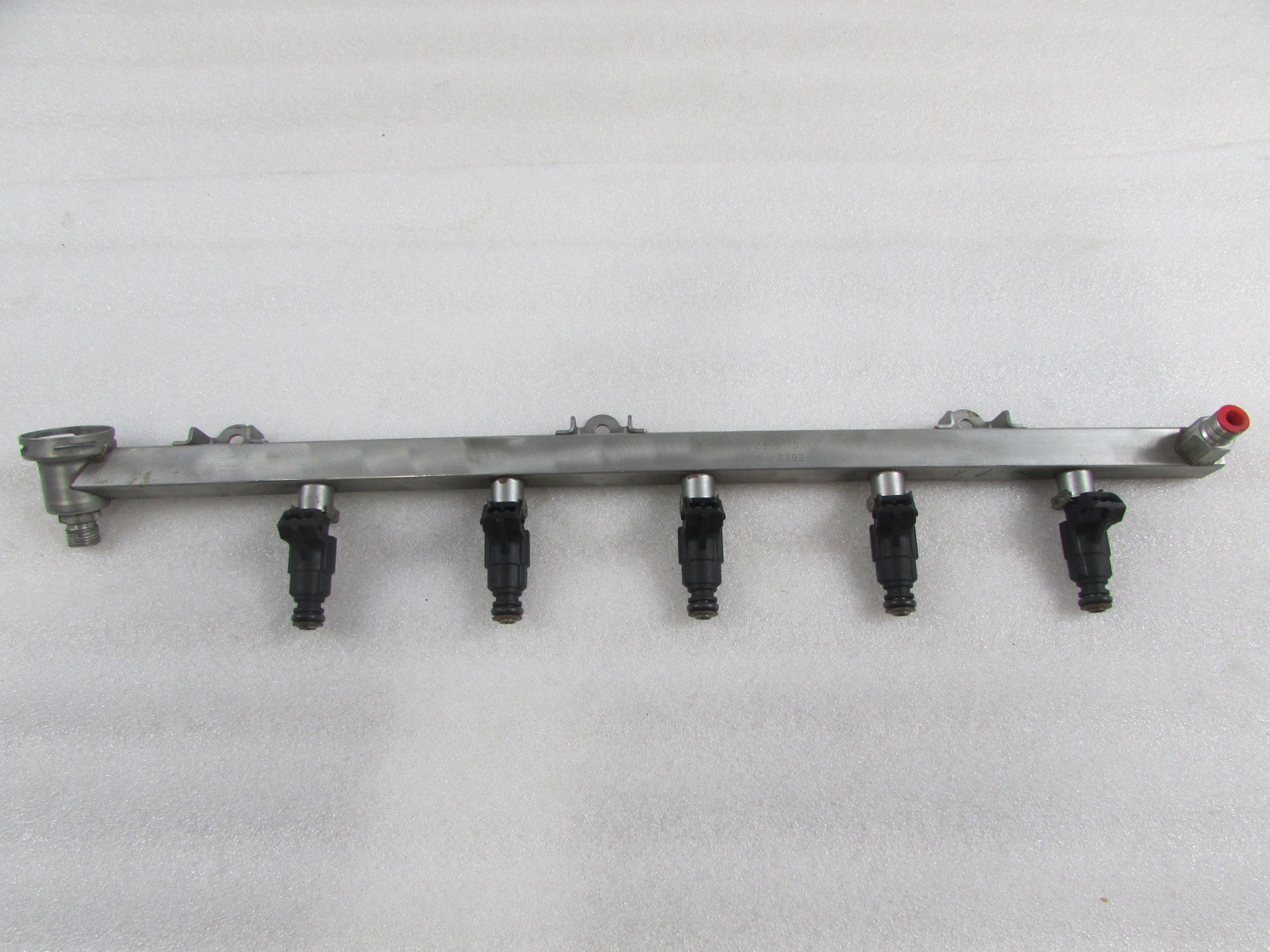 Lamborghini Gallardo, RH, Right Fuel Rail, With Injectors, Used, P/N 07L133681F