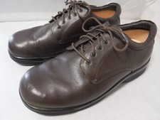 APEX 1271M BROWN LEATHER THERAPEUTIC DIABETIC ORTHOTIC OXFORD MENS 12XW SHOES