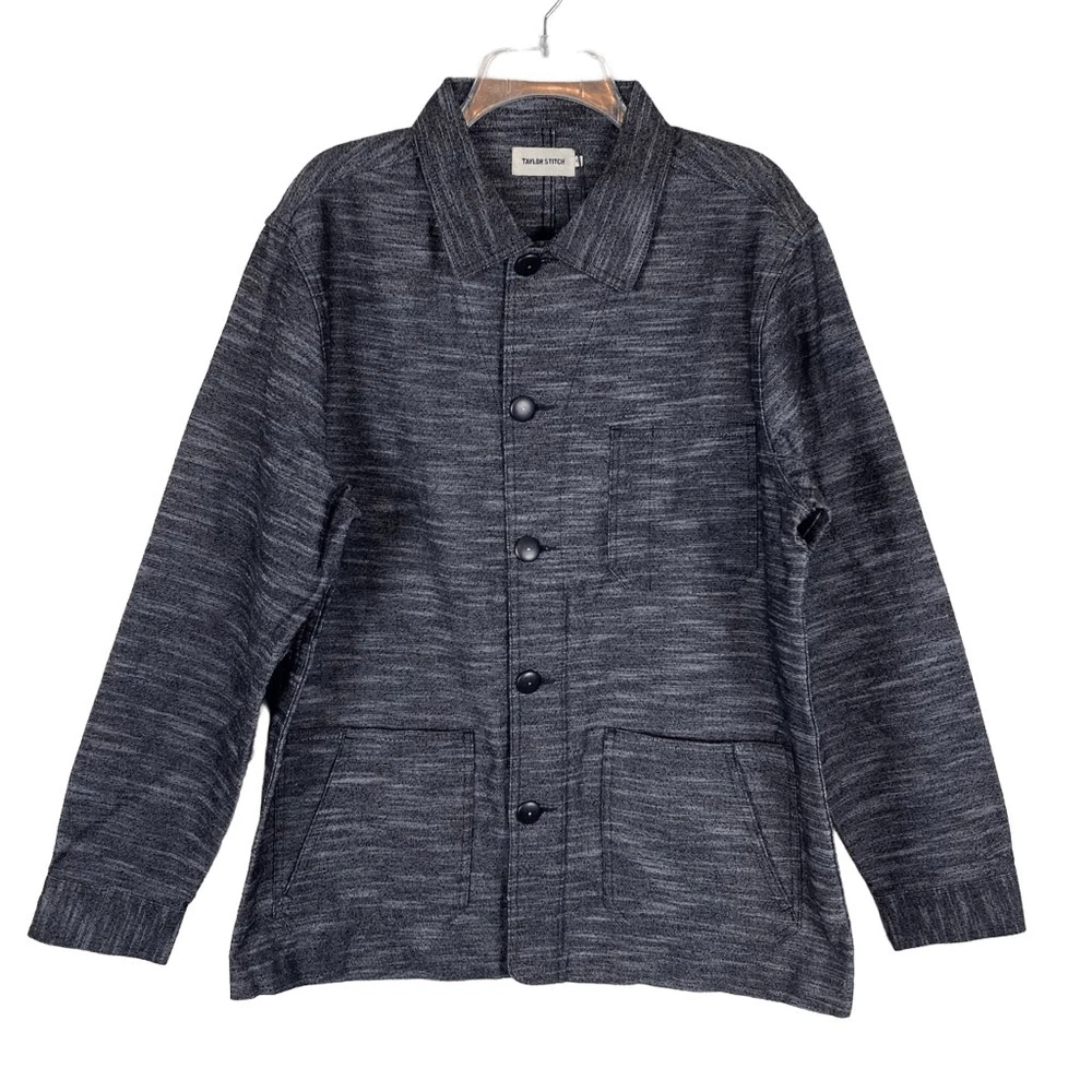 Taylor Stitch The Ojai jacket in black cross dye chore jacket L