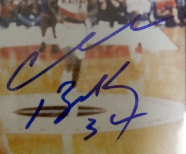 NBA Phoenix Suns #34 Charles Barkley Firmado Autografiado ¡Fotografía Enmarcada! Foto 2 de 4