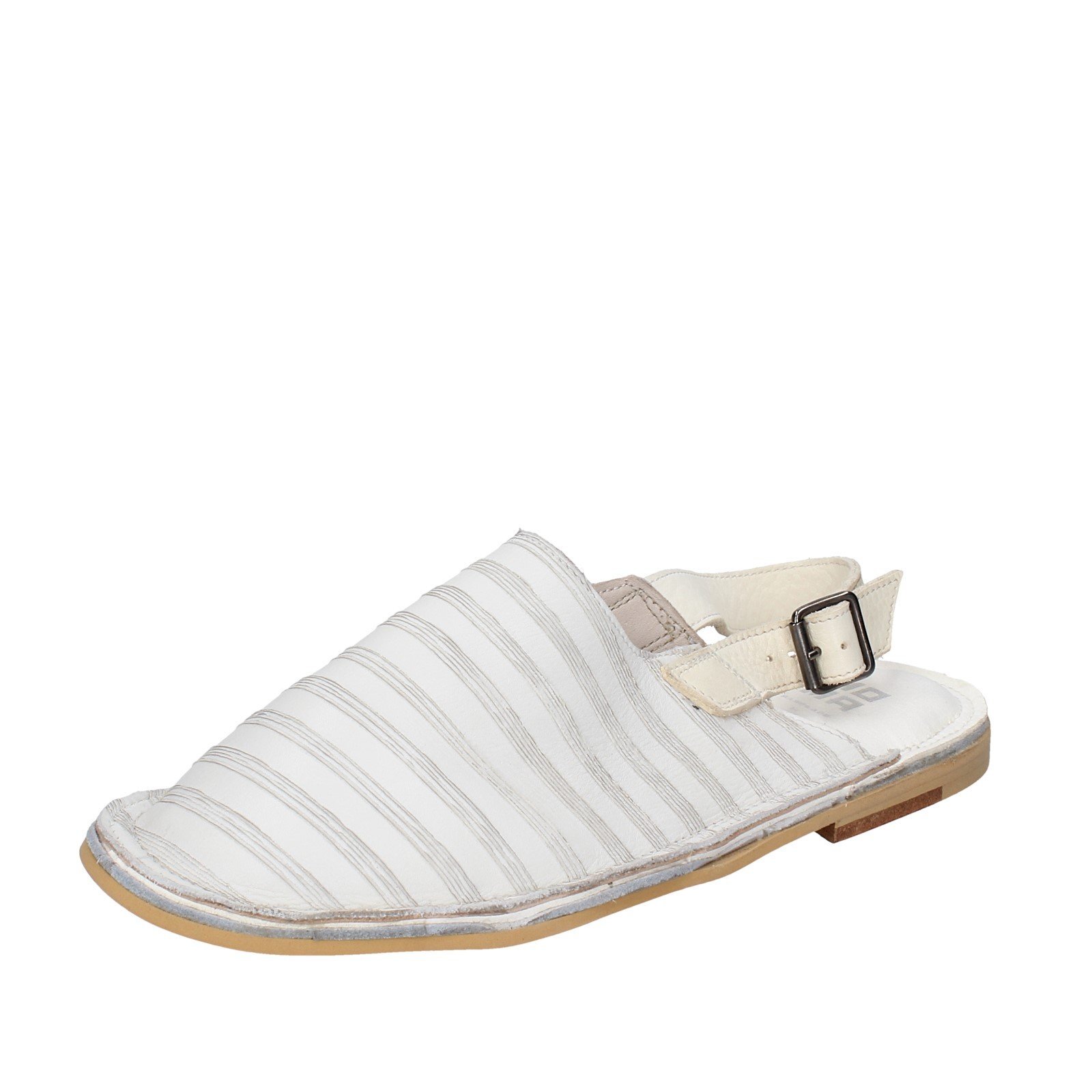 сандалии scarpe donna MOMA bianco pelle 36402G ВИНТАЖНЫЕ EX440 22290₽