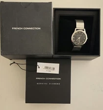 French Connection Stainless Steel men's Watch, with original Box - Working