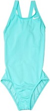Nike Kids Girl's 246926 Solid Fast Back One-Piece Swimsuit Size M