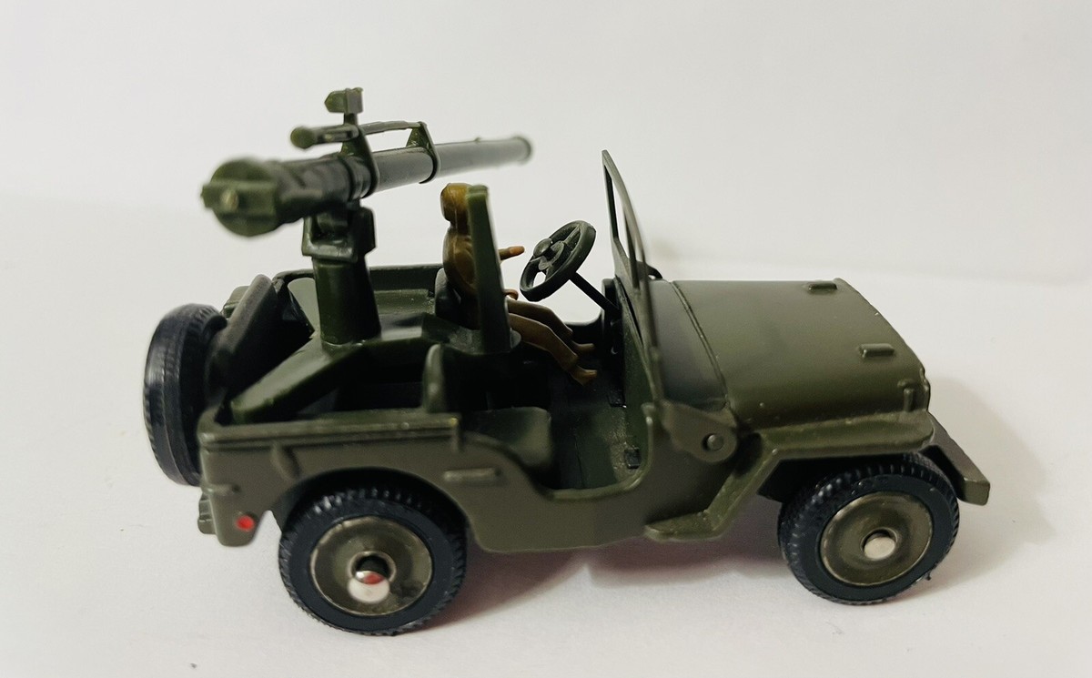 Dinky Toys - Jeep Avec Canon De 106 SR - Meccano - Triang - Miniature Ancienne
