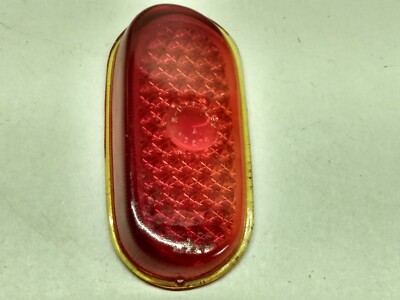 1940 Chevys ~ Left Red Glass Tail Light Lens ~ KD Triflex