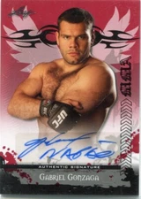 2010 Leaf MMA - GABRIEL GONZAGA - Red Autograph - UFC