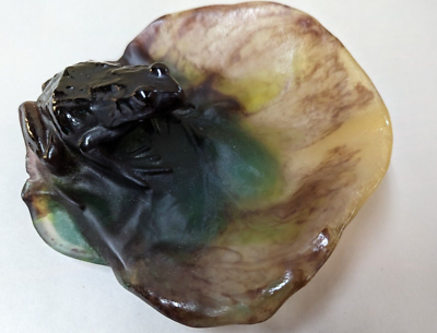 Daum ドーム Pate De Verre 蛙 Frog ネックレス Daum ドーム Pate De