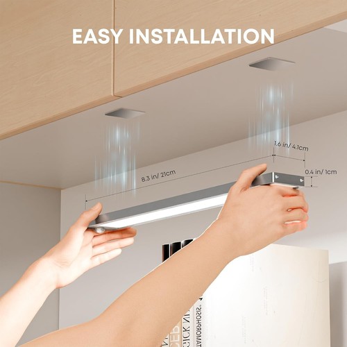 cabinet lighting led lamp with motion sensor - 21 cm 1500 mah under-unit ligh... - Bild 4 von 9
