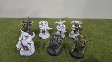 WARHAMMER 40K DEATH GUARD PLAGUE MARINES x 7, CHAOS MARINES