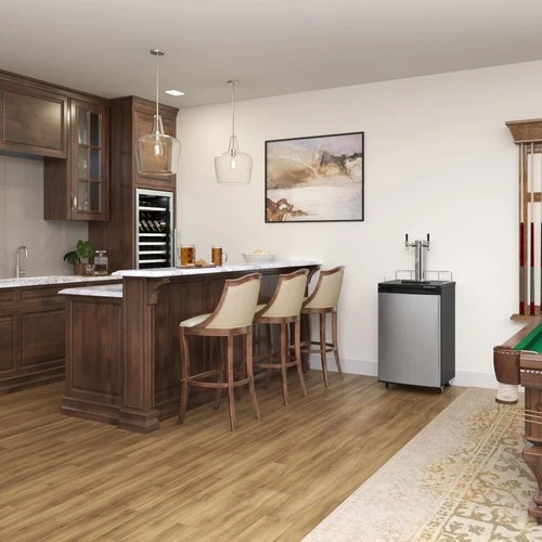 EdgeStar KC2000TWIN 20"W Dual Tap Kegerator for Full Size Kegs - Stainless Steel - Picture 9 of 11