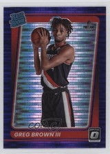 2021 Panini Donruss Optic Target Box Set Purple Pulsar Prizm Greg Brown III 1cw6