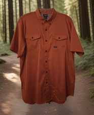 ARIAT Rebar men's shirt-sz LG-Tough VentTEK DuraStretch-Button Up-NEW