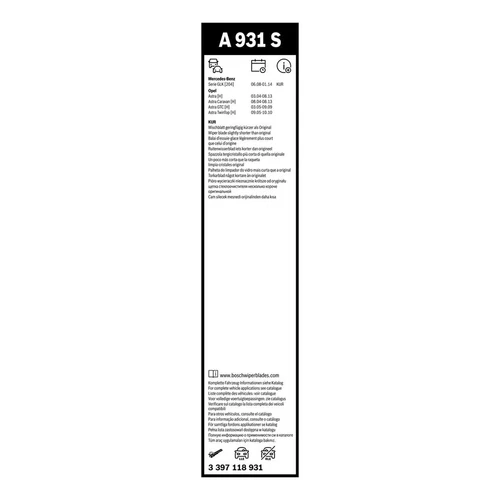 Bosch A931S - Scheibenwischer Aerotwin - Länge: 550/450 mm Set für Frontscheibe - Bild 3 von 11