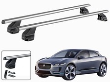 Barres Porte-Tout Pour JAGUAR I-PACE 5 Portes De L'Année 2018 - MENABO Aluminium