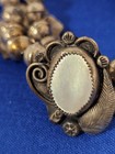 Vintage Native American Squash Blossom Necklace, heavily characteristic of... — photo 2