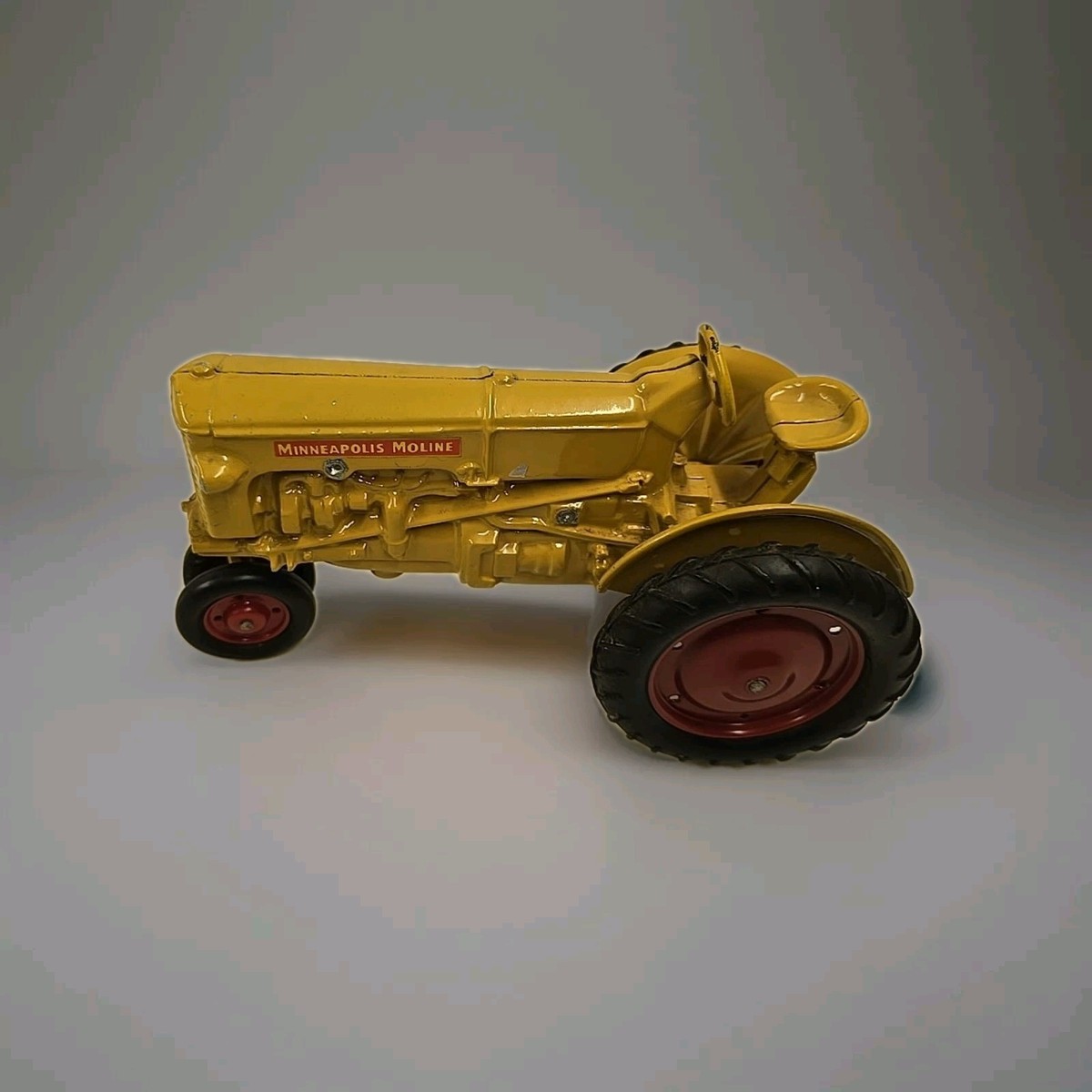 Vintage Slik Toys 1/16 Scale Gold Minneapolis Moline UB NF Tractor No  Smokestack
