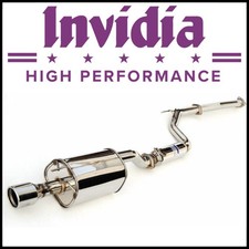 Invidia Q300 Rolled Tip Cat-back Exhaust System Fits 12-15 Honda Civic Si Coupe