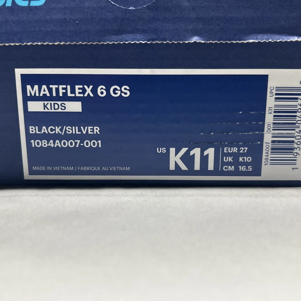 ASICS Matflex 6 GS Kids K11 Black/Silver - Image 2 of 4