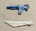 Transformers - Gun and Sword for G1 Vintage Weirdwolf - Excellent Cond!