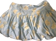 💐 Minigonna Blu Chiaro Floreale – Primark – Taglia M – Nuova con etichette 🌼