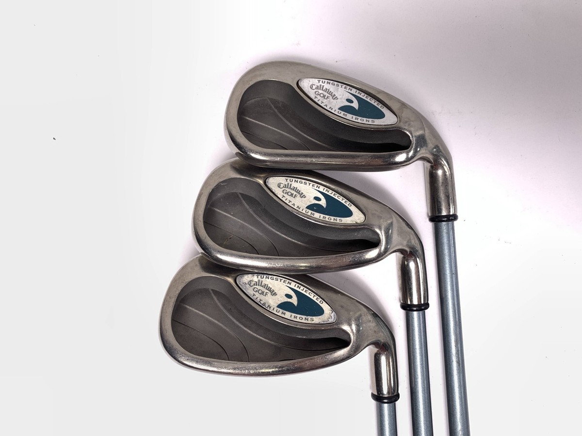 Callaway Hawkeye Iron Set 7-9 Hawk Eye Gems Ladies Graphite