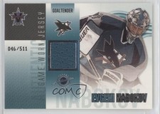 2002-03 Pacific Vanguard Game-Worn Jerseys 46/511 Evgeni Nabokov #41 1e15