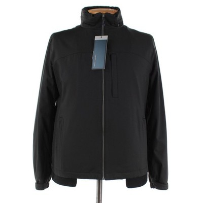 Cardinal of Canada NWT Polyester Hooded Bomber Jacket Size Small US In Black