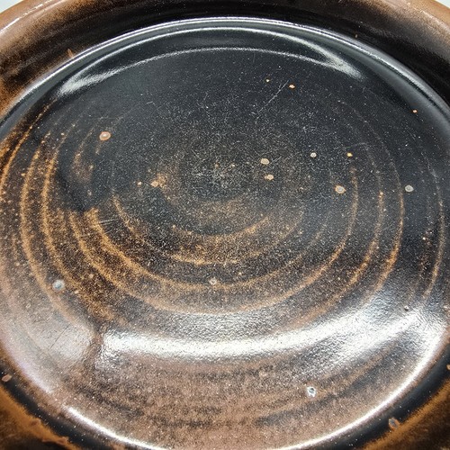 3 DANSK Brown & Black Plates 9-5/8” Japan, Deep, Heavy, Individual - Picture 8 of 13
