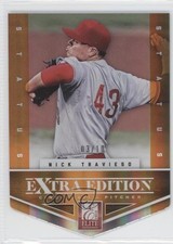 2012 Elite Extra Edition Status Orange Die-Cut 3/10 Nick Travieso #11 0p8