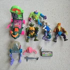 Vtg TMNT Toy Figure Part Lot SEE CONDITION some accessories, Vehicle
