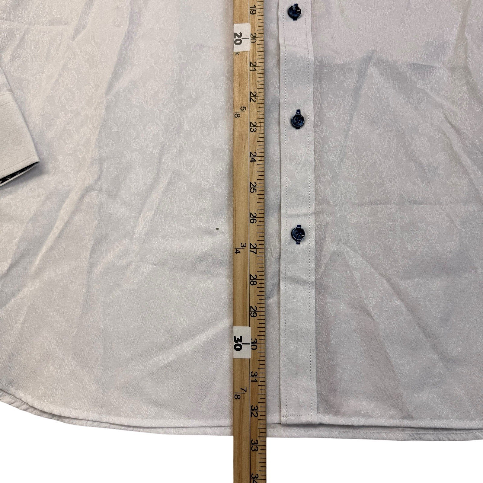 Ameri Mode White Button Down Shirt Men’s XL Slim … - image 6