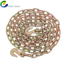 G70 Tow-Chain 1/4" × 12' Heavy Duty Tow Chain Automotive Truck Towing Log Chain