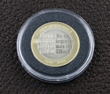 2011 KING JAMES BIBLE PROOF £2 TWO POUNDS COIN IN A COIN CAPSULE