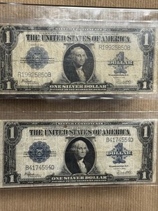 Lot 1923 Silver Certificate Blue Seal Bank Large Notes Horse Blanket